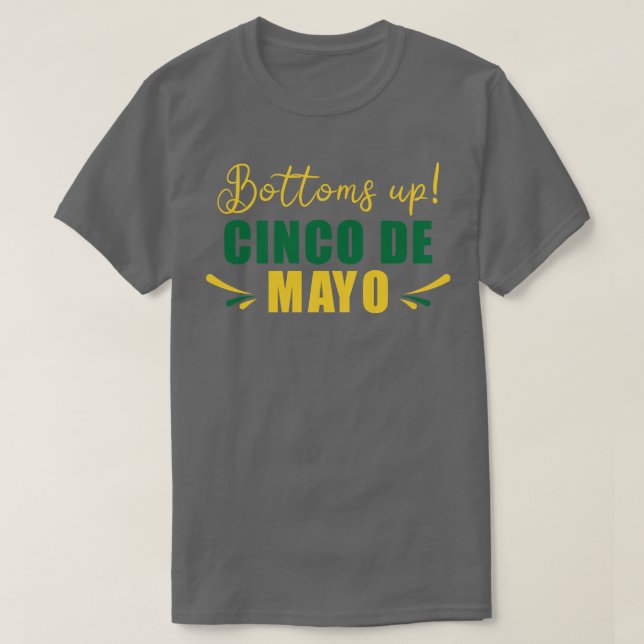 Camiseta Bottoms Up Celebra El Cinco De Mayo 2023 Con Méxic (Diseño del anverso)
