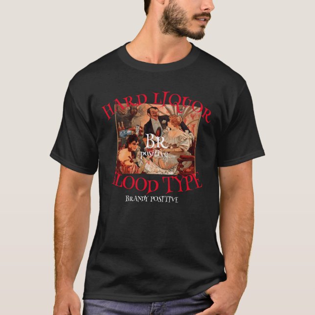 Camiseta Bou bourbon bou positivo de licor duro (Anverso)