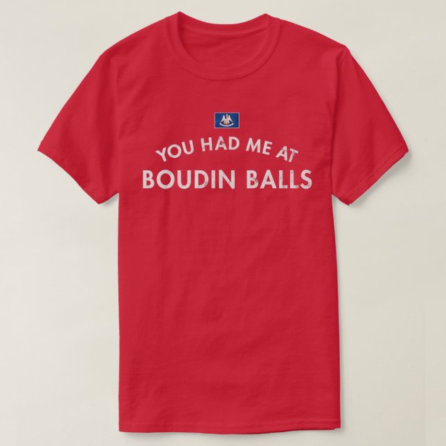 Camiseta Boudin Balls Cajun Deep Fried Pork Sausage Louisia (Diseño del anverso)