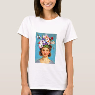 Camiseta "Bouffant floreciente" Anna - Sociedad de Arte y F