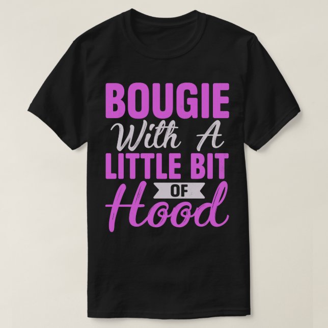 Camiseta Bougie Con Un Poco De Capucha (Diseño del anverso)