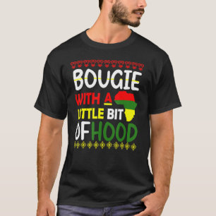 Camiseta Bougie Con Un Poco De Capucha Negra Historia Mon