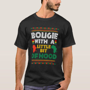 Camiseta Bougie con un poco de magia divertida de chica neg