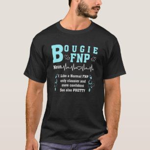 Camiseta Bougie FNP Enfermera Practicante de la Familia Neg