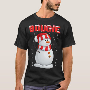Camiseta Bougie Snowman Navidades Boujee Navidades de Navid