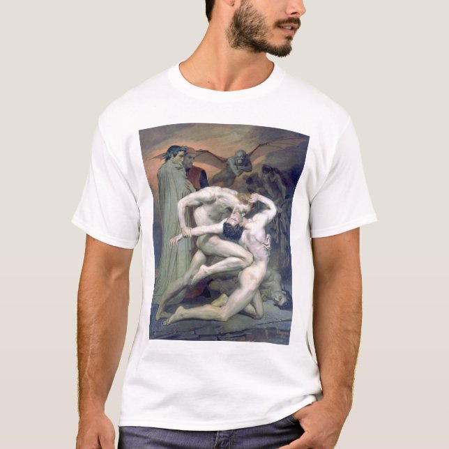 Camiseta Bouguereau - Dante et Virgile au Enfers (Anverso)