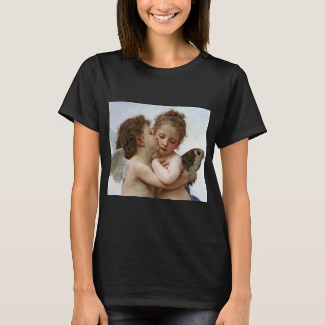 Camiseta Bouguereau , “ First kiss ” (Anverso)