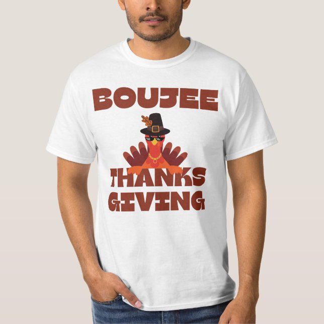 Camiseta boujee thanksending (Anverso)