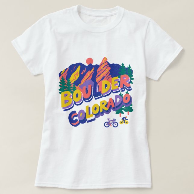 Camiseta Boulder Colorado (Diseño del anverso)