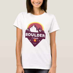 Camiseta Boulder Colorado Co Montañas Rocosas Senderismo Es