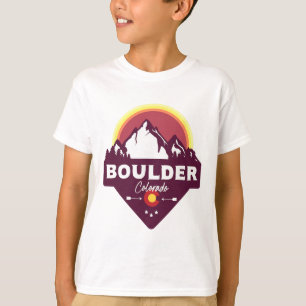 Camiseta Boulder Colorado Co Montañas Rocosas Senderismo Es