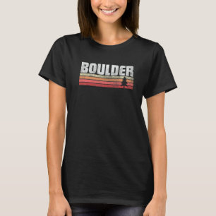 Camiseta Boulder Colorado Retro Style Vintage 70s 80s 90s