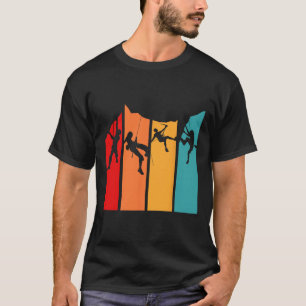 Camiseta Boulder Sport Hobby Climber Retro Escalada en Roca