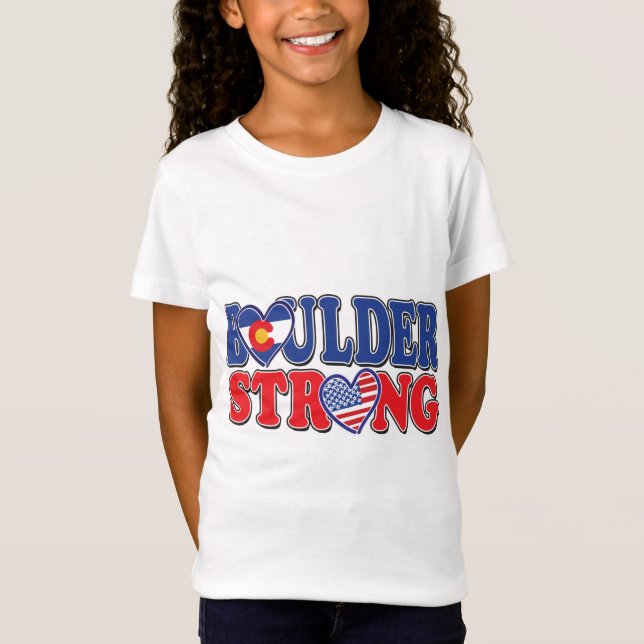 Camiseta Boulder Strong USA (Anverso)