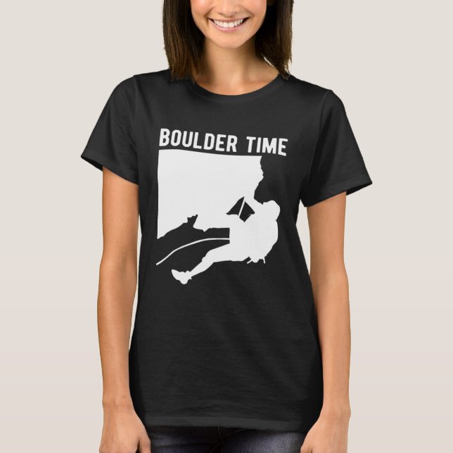 Camiseta Boulder Time Climber Sport Climbing Bouldering  1 (Anverso)