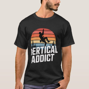 Camiseta Boulder Vertical Addict Retro Escalada en Roca