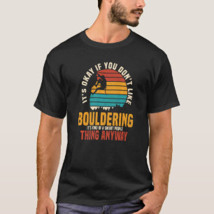 Camiseta Boulderer Boulderer Retro Vintage Climbe de montañ