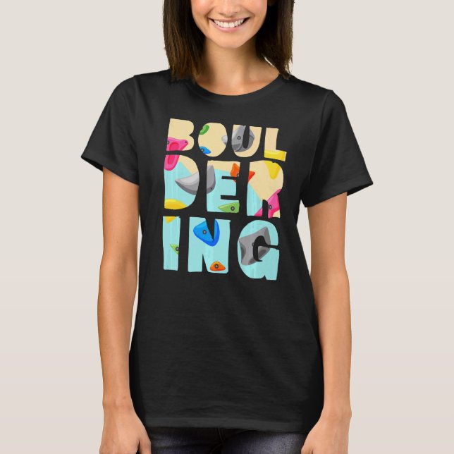 Camiseta Boulderer Rock Climbeer Bouldering (Anverso)