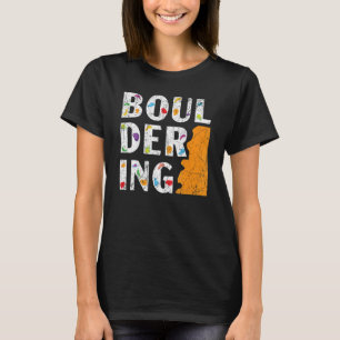 Camiseta Boulderer Rock Climber Mountains Bouldering