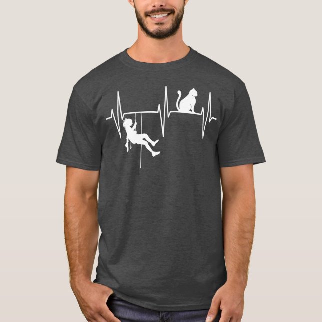 Camiseta Bouldering  Funny Cat Lover Rock Climbing Free