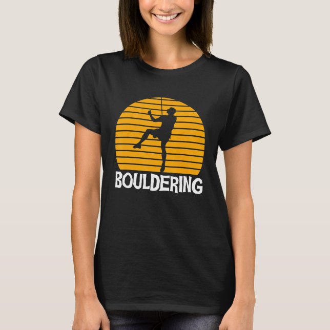 Camiseta Bouldering Mountain climbing (Anverso)