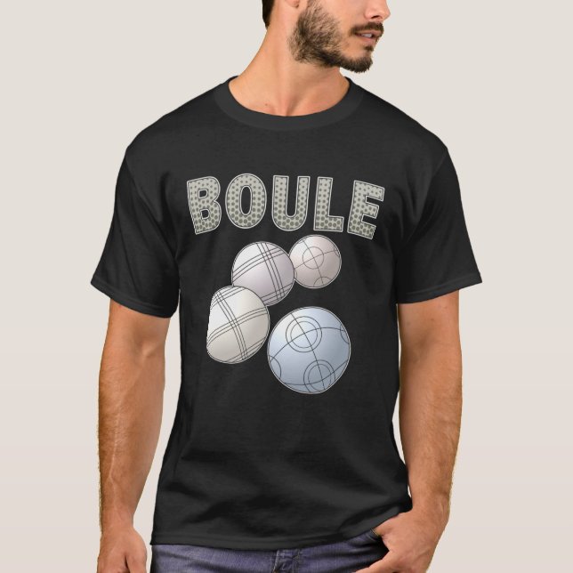 Camiseta BOULE Balls Petanque Sport Boccia Game Boulen Boul (Anverso)