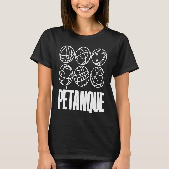 Camiseta Boules Balls For Boulder Petanque Boules Ball (Anverso)