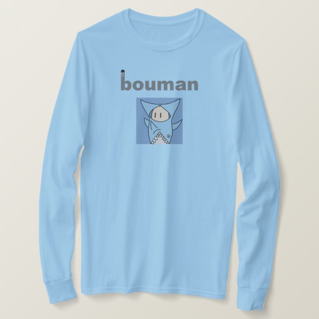 Camiseta bouman63 shark parka (Anverso del diseño)