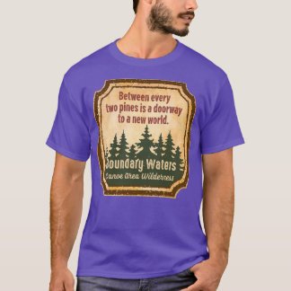 Camiseta Boundary Waters Canoe Area Wilderness s UUU