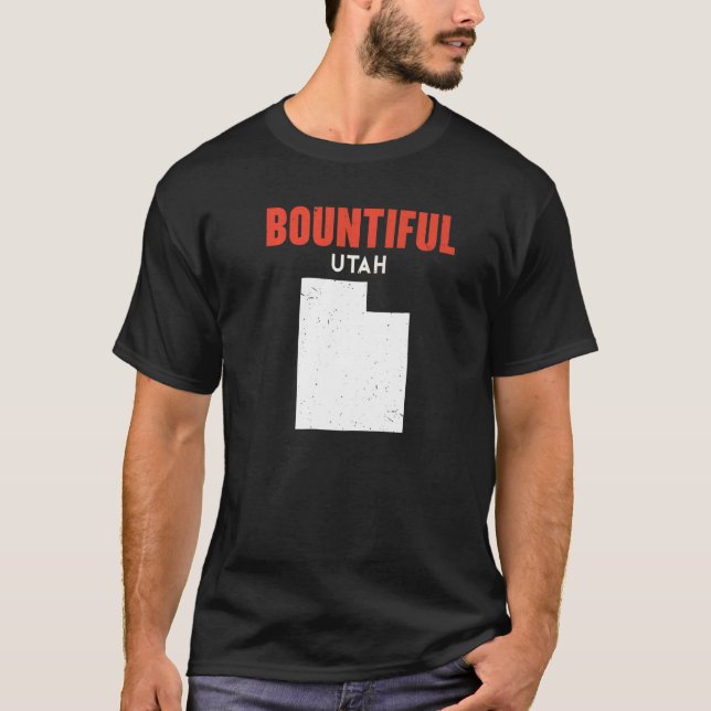 Camiseta Bountiful Utah USA State America Travel Utahan (Anverso)