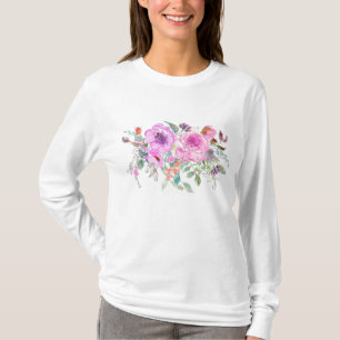 Camiseta Bouquet acuarela