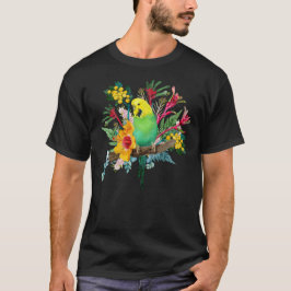 Camiseta Bouquet de Budgerigar Wildflower