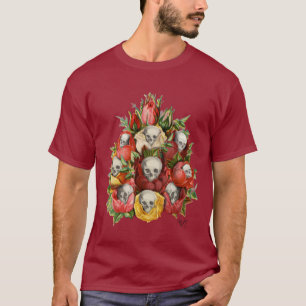 Camiseta Bouquet de calaveras