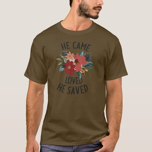 Camiseta Bouquet De Flores Con Amor De Jesús (Anverso)