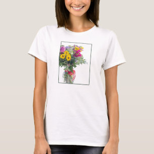 Camiseta Bouquet de flores cortadas