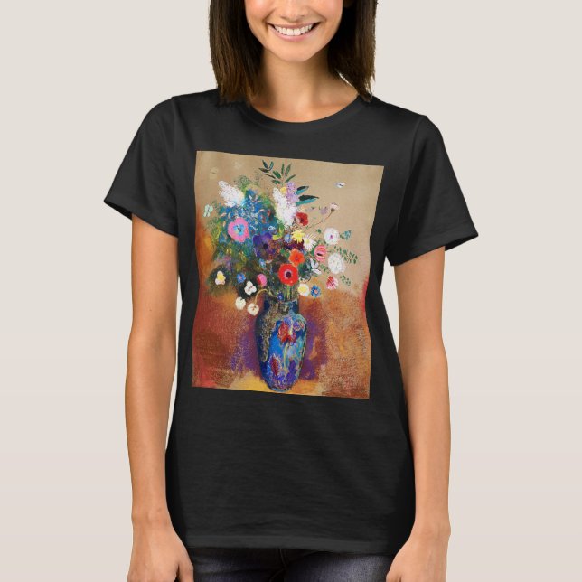 Camiseta Bouquet de flores de Odilon Redon (Anverso)