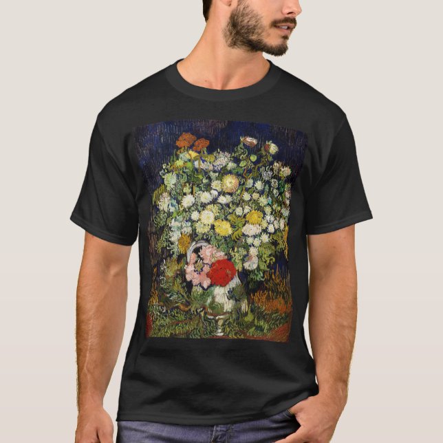 Camiseta Bouquet de flores en una bolsa de Vincent Van Gogh (Anverso)