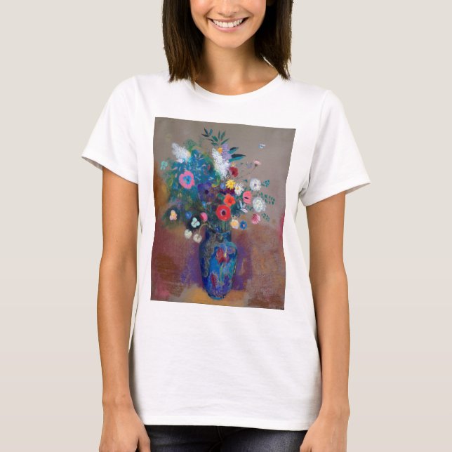 Camiseta Bouquet de flores, Redon (Anverso)