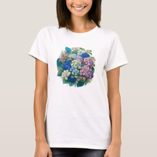 Camiseta Bouquet de Hydrangeas