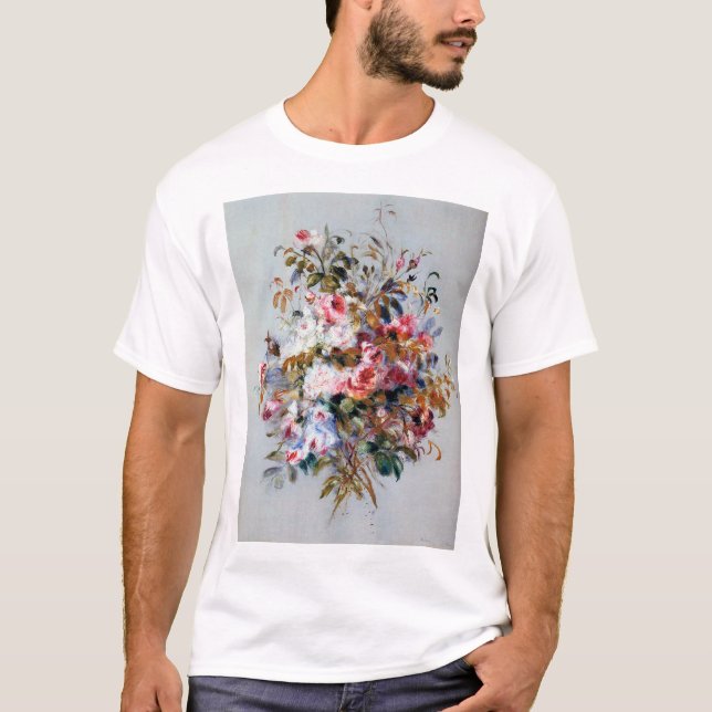 Camiseta Bouquet de Rosas, Renoir (Anverso)