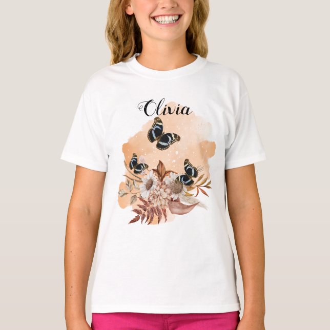 Camiseta Bouquet floral blooming garden (Anverso)