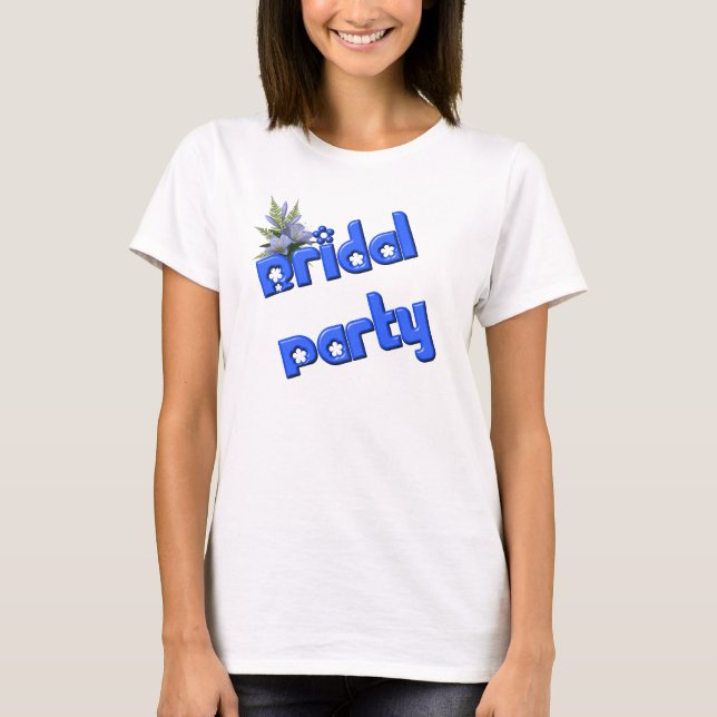 Camiseta Bouquet Flower Party Bridal (Anverso)
