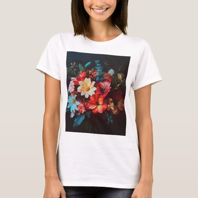 Camiseta bouquet of flowers (Anverso)