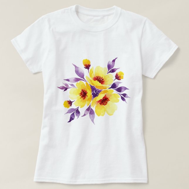 Camiseta Bouquet of flowers (Diseño del anverso)