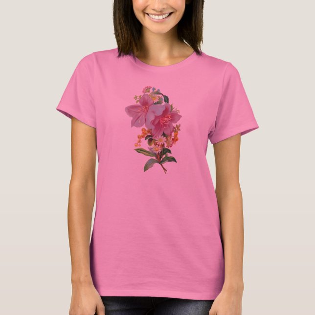 Camiseta Bouquet vintage (Anverso)