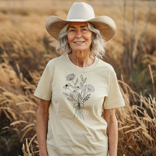 Camiseta Bouquet Wildflower Garden