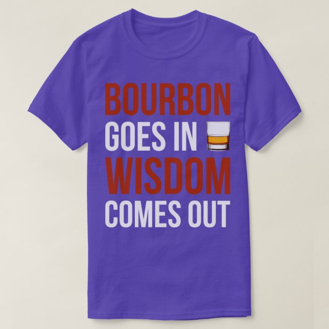 Camiseta Bourbon Sale Con Sabiduría (Diseño del anverso)