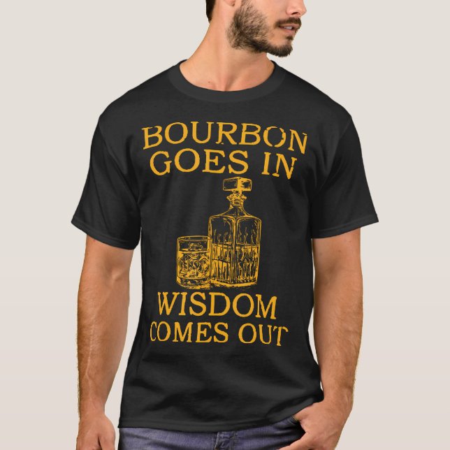 Camiseta bourbon sale con sabiduría (Anverso)