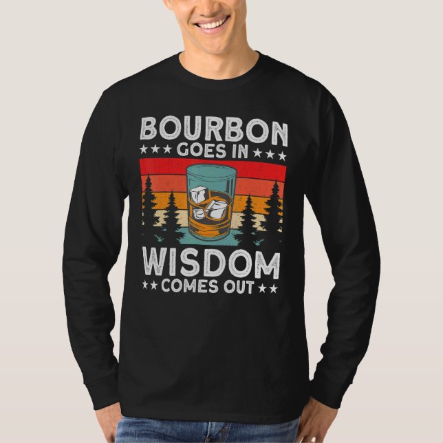 Camiseta Bourbon sale en sabiduría y entra Borbón (Anverso)