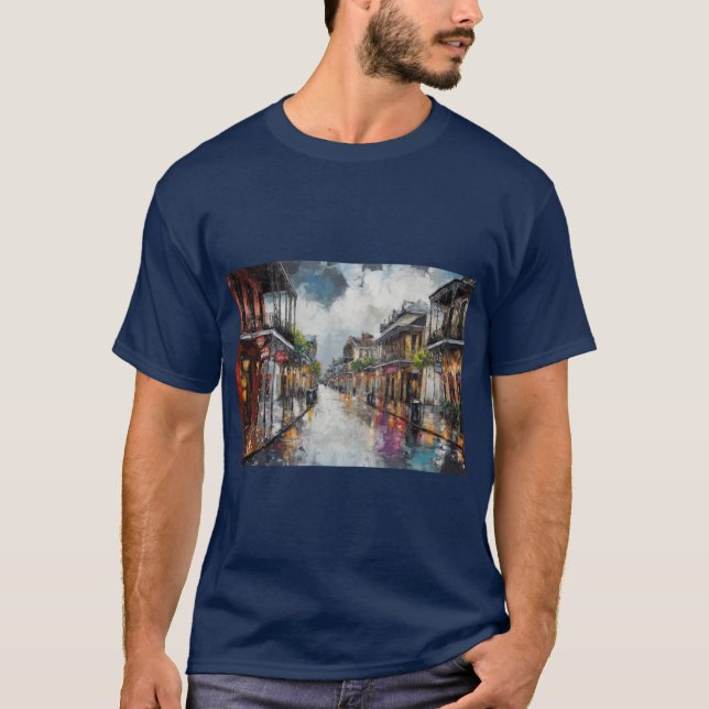 Camiseta Bourbon Street New Orleans (Anverso)
